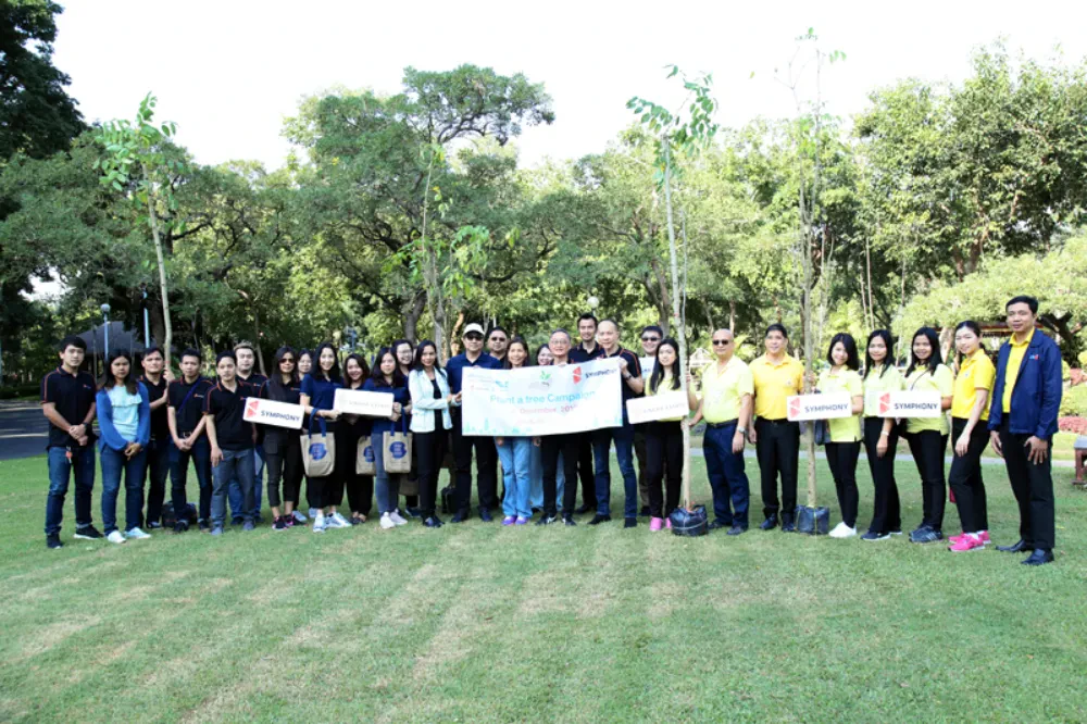 Change carbon dioxide to oxygen for the good breath in our community