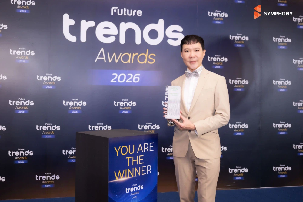 “ซิมโฟนี่ คอมมูนิเคชั่น” คว้ารางวัล “Leading of Governance” จากเวที Future Trends Award 2026 ตอกย้ำองค์กรแห่งอนาคตที่เติบโตอย่างยั่งยืนภายใต้หลักธรรมาภิบาล
