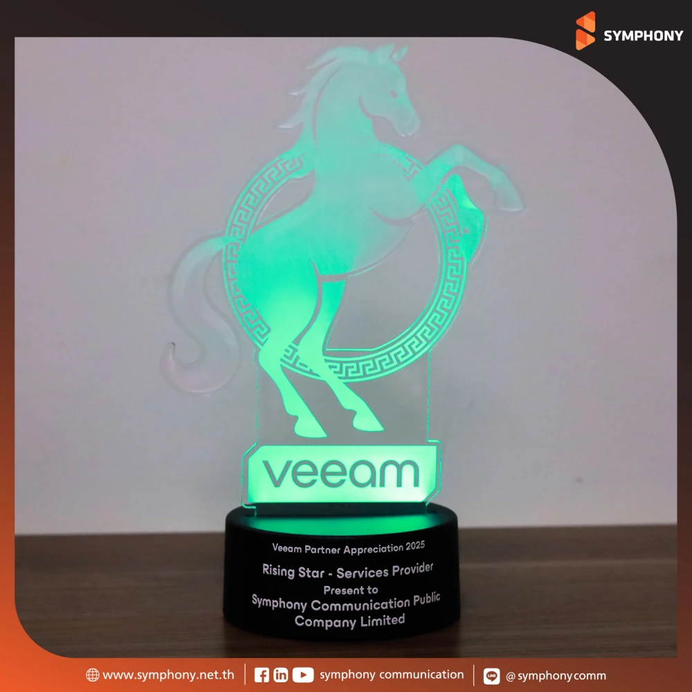 SYMPHONY Wins Rising Star – Service Provider Award at VEEAM Partner Application 2025