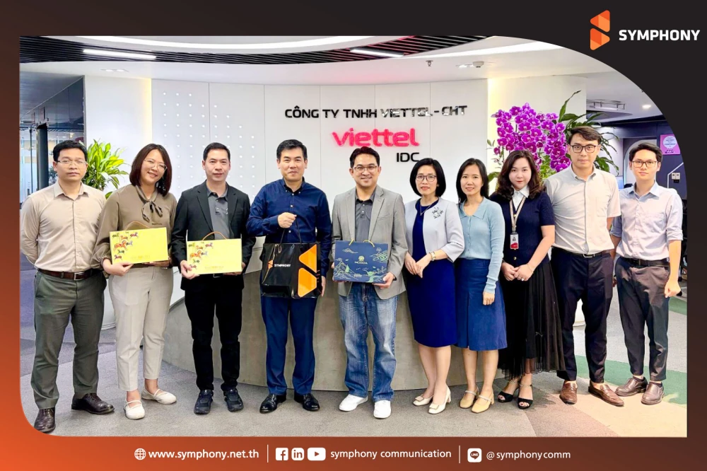 SYMPHONY and Viettel IDC Discuss Business Collaboration and Visit Data Center