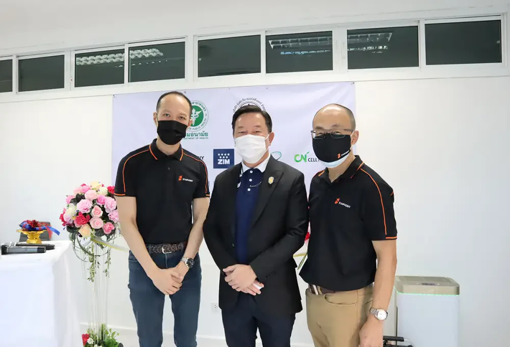 Symphony Communication Public Company Limited sponsors the Community Isolation Center Project by Rungtawan Nursing Care Co., Ltd.