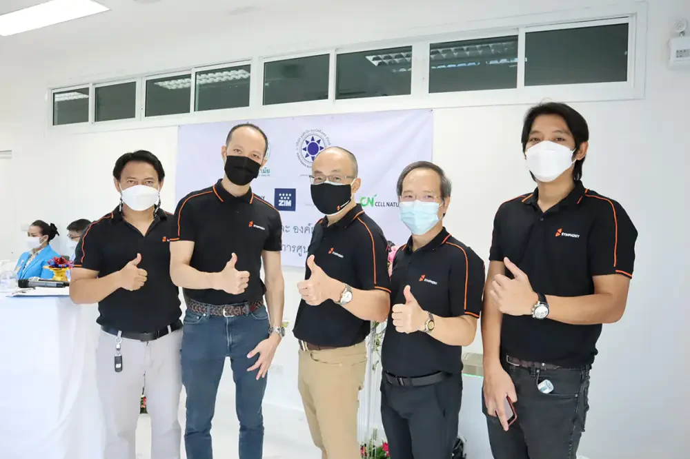 Symphony Communication Public Company Limited sponsors the Community Isolation Center Project by Rungtawan Nursing Care Co., Ltd.