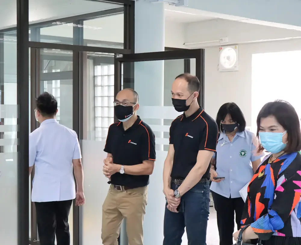 Symphony Communication Public Company Limited sponsors the Community Isolation Center Project by Rungtawan Nursing Care Co., Ltd.