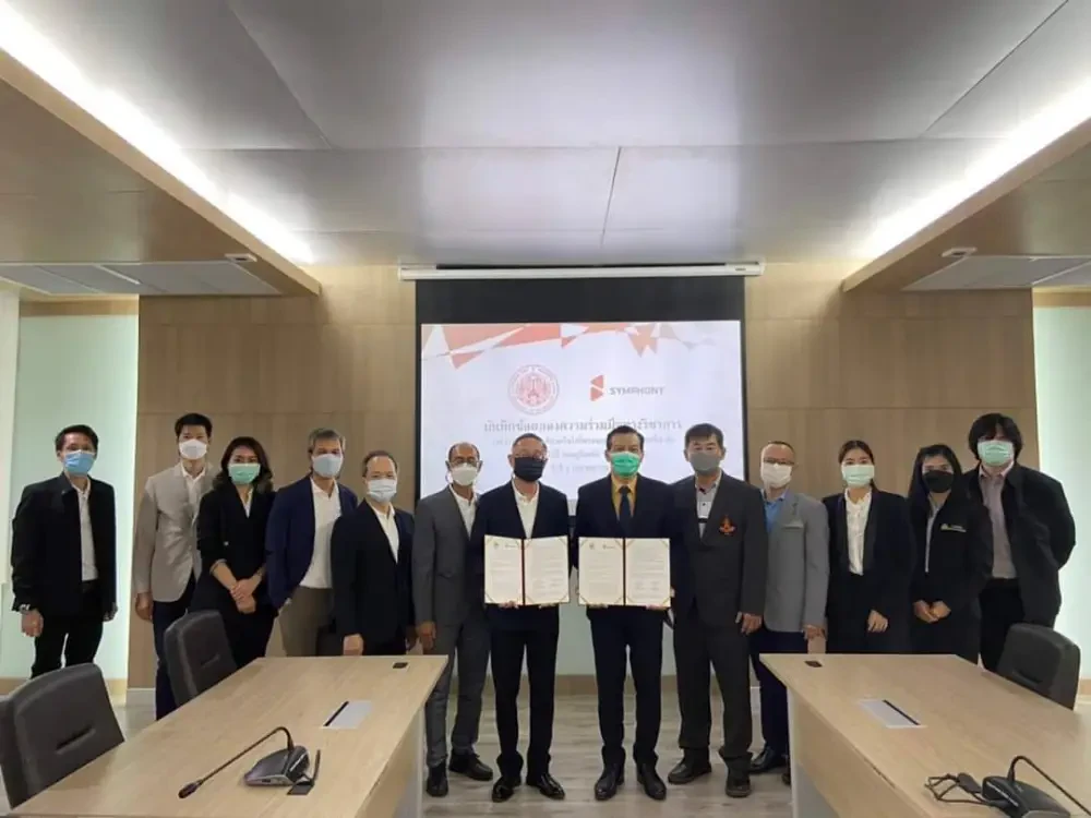 Symphony Communication signed an Academic Cooperation MOU with the Faculty of Engineering. King Mongkut’s University of Technology North Bangkok
