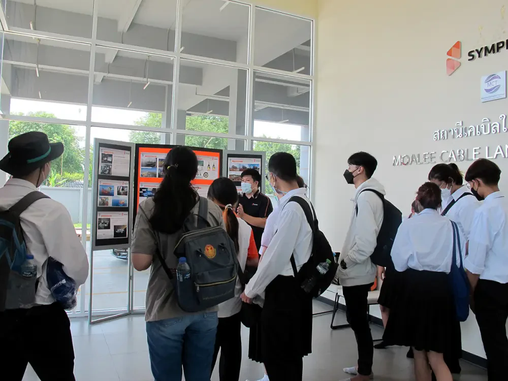 KMUTNB visited MCT Cable Landing Station, Rayong