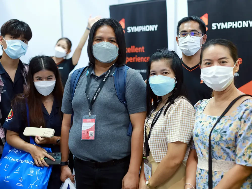 บริษัท ซิมโฟนี่ คอมมูนิเคชั่น จำกัด (มหาชน) ได้เข้าร่วมงานประชุมเชิงปฏิบัติการ  Workshop on UniNet Network and Computer Application (WUNCA) ครั้งที่ 41