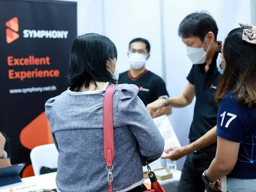 บริษัท ซิมโฟนี่ คอมมูนิเคชั่น จำกัด (มหาชน) ได้เข้าร่วมงานประชุมเชิงปฏิบัติการ  Workshop on UniNet Network and Computer Application (WUNCA) ครั้งที่ 41