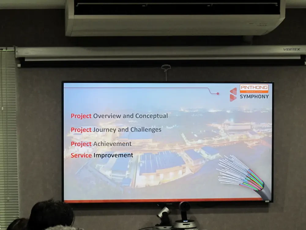 The project of Underground Fiber Optic Network in Pinthong Industrial Estate 1-3