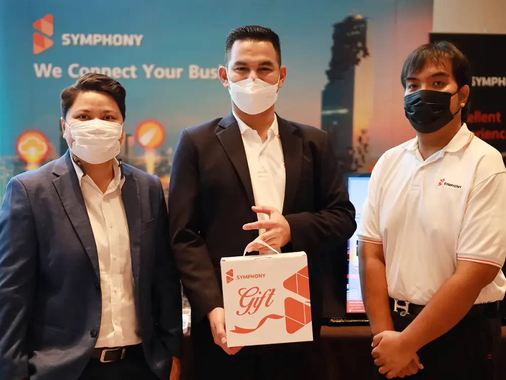 บริษัท ซิมโฟนี่ คอมมูนิเคชั่น จำกัด (มหาชน) ได้เข้าร่วมงานสัมมนาผู้บริหารและครูสถานศึกษาอาชีวศึกษาเอกชนและการประชุมใหญ่สามัญประจำปี ครั้งที่ 47