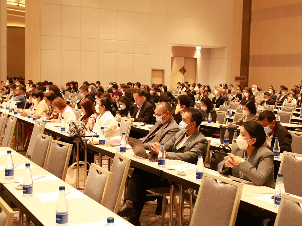 บริษัท ซิมโฟนี่ คอมมูนิเคชั่น จำกัด (มหาชน) ได้เข้าร่วมงานสัมมนาผู้บริหารและครูสถานศึกษาอาชีวศึกษาเอกชนและการประชุมใหญ่สามัญประจำปี ครั้งที่ 47