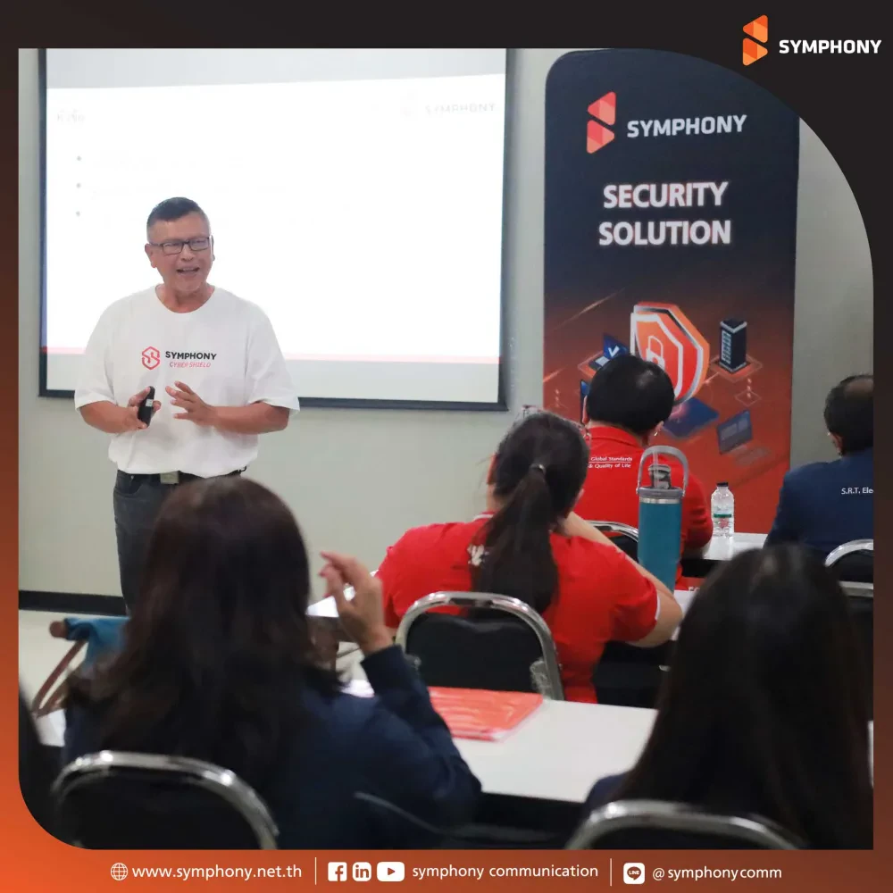 SYMPHONY Conducts Information Security Awareness Training for ISO/IEC 27001:2022 for S.R.T. Electrified Train Co., Ltd.