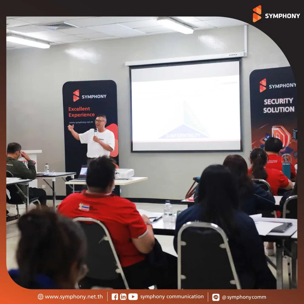 SYMPHONY Conducts Information Security Awareness Training for ISO/IEC 27001:2022 for S.R.T. Electrified Train Co., Ltd.